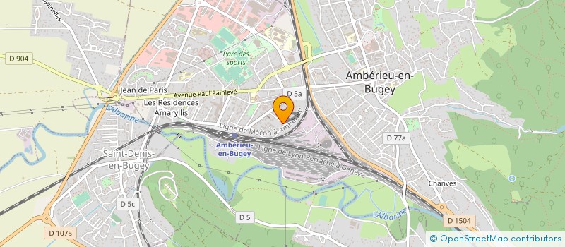 localisation de l'entreprise MADAME ROSANNA CACCAMO à AMBERIEU-EN-BUGEY