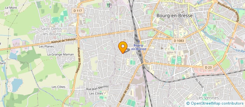localisation de l'entreprise MADAME ROSANNA LAURIER à BOURG-EN-BRESSE