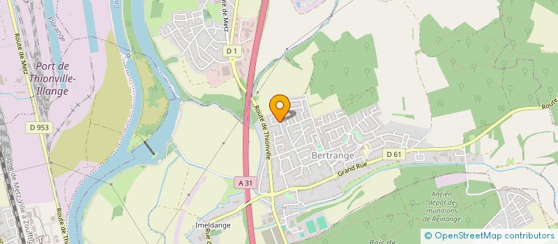 localisation de l'entreprise MADAME ROSANNA NOCILLA  BERTRANGE