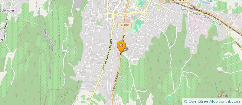 localisation de l'entreprise MADAME ROSANNA PIGA  BAGNOLS-SUR-CEZE