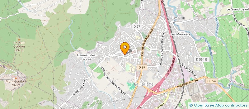 localisation de l'entreprise MADAME ROSANNA VENUTO  LA FARLEDE