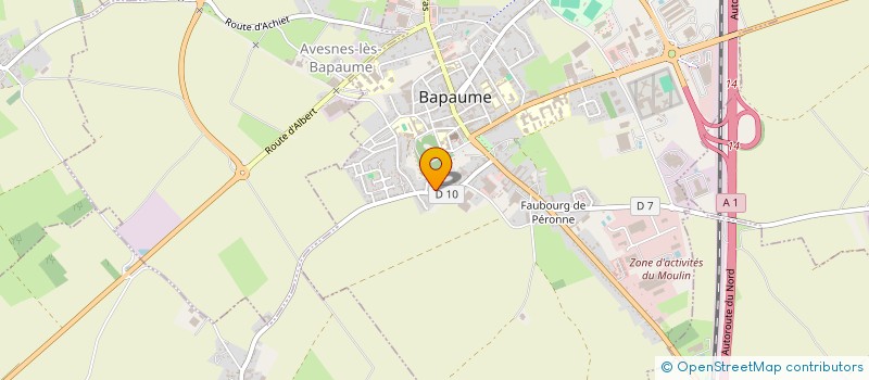 localisation de l'entreprise MADAME ROSANNA VERMESCH  BAPAUME