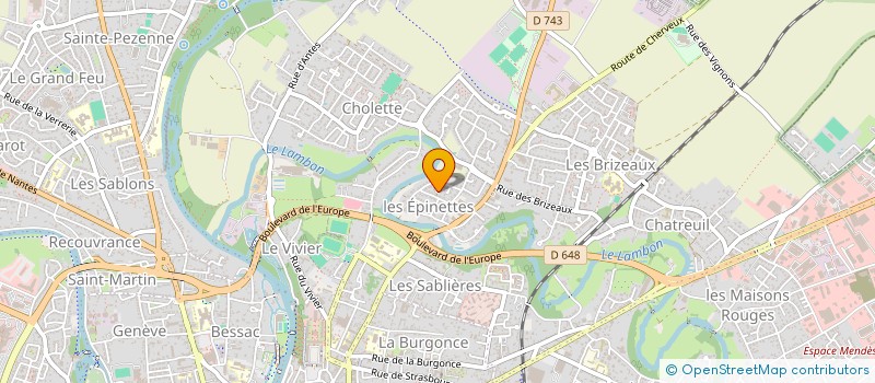 localisation de l'entreprise MADAME ROSANNE BALOGE à NIORT