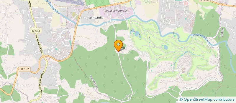 localisation de l'entreprise MADAME ROSANNE BRETON  TOURRETTES