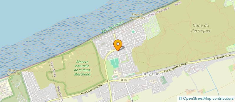 localisation de l'entreprise MADAME ROSANNE POPIEUL  BRAY-DUNES