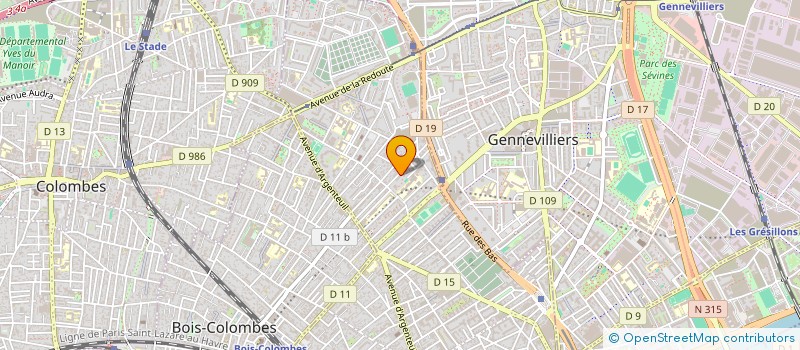 localisation de l'entreprise MADAME ROSANTINA RAMOS à ASNIERES-SUR-SEINE