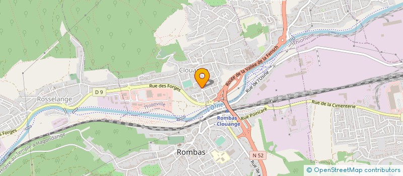 localisation de l'entreprise MADAME ROSARIA BERTOLONI  CLOUANGE