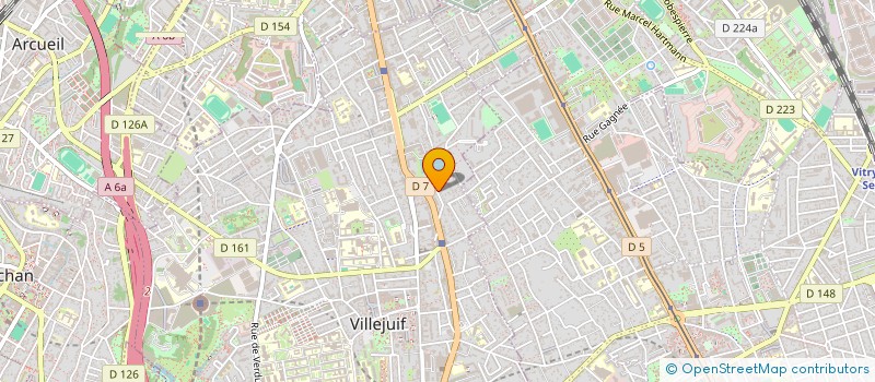 localisation de l'entreprise MADAME ROSARIA DIMAURO  VILLEJUIF