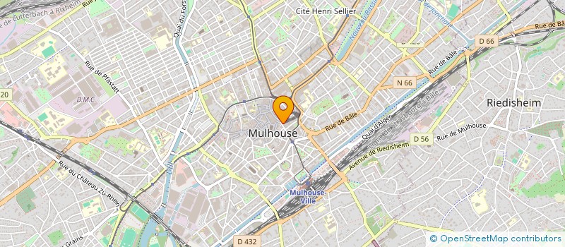 localisation de l'entreprise MADAME ROSARIA FRANZO  MULHOUSE