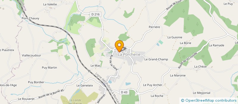 localisation de l'entreprise MADAME ROSARIO DEL OLMO à LA PORCHERIE
