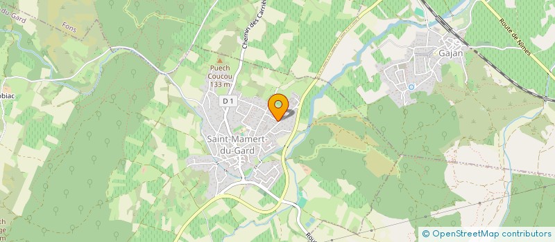 localisation de l'entreprise MADAME ROSARIO GARCIA  SAINT-MAMERT-DU-GARD