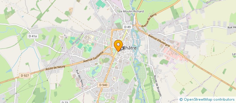 localisation de l'entreprise MADAME ROSASHARN LORAND à LA CHATRE