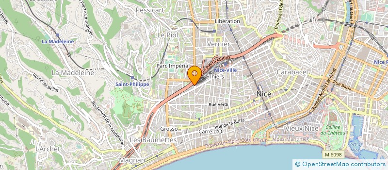 localisation de l'entreprise MADAME ROSE AIME à NICE