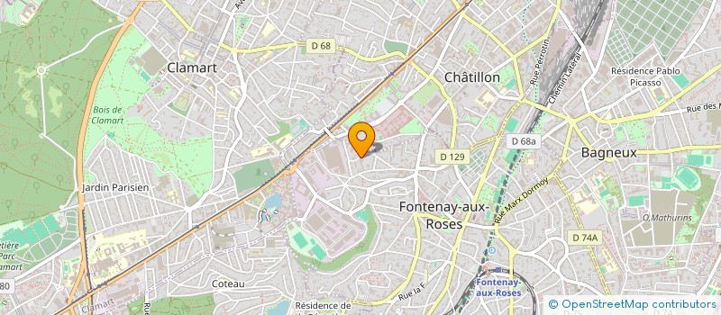 localisation de l'entreprise MADAME ROSE AIME AKAKPO à FONTENAY-AUX-ROSES