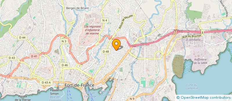 localisation de l'entreprise MADAME ROSE-AIMEE HARTOCK  FORT-DE-FRANCE