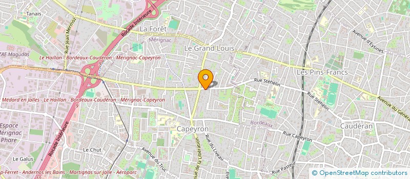 localisation de l'entreprise MADAME ROSE ALBICE  MERIGNAC