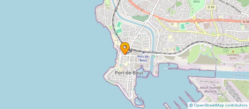 localisation de l'entreprise MADAME ROSE ANDREE OLLIER à PORT-DE-BOUC