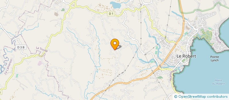 localisation de l'entreprise MADAME ROSE-ANGELE BRUISSON  LE ROBERT