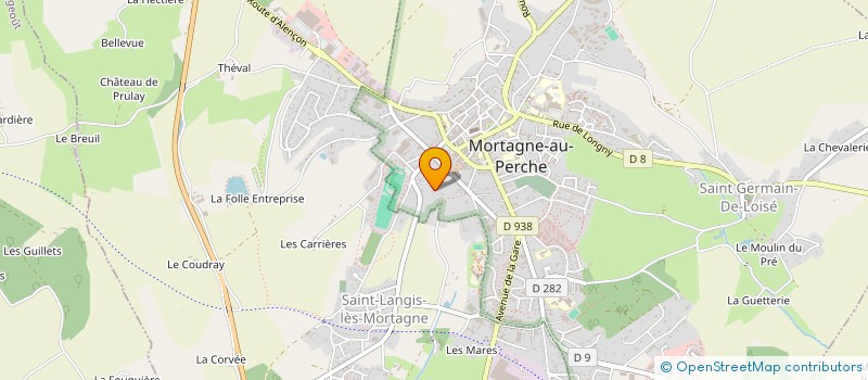 localisation de l'entreprise MADAME ROSE-ANNE DUPONT à MORTAGNE-AU-PERCHE