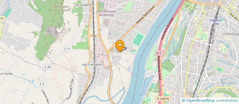 localisation de l'entreprise MADAME ROSE-ANNE PINO  GUILHERAND-GRANGES