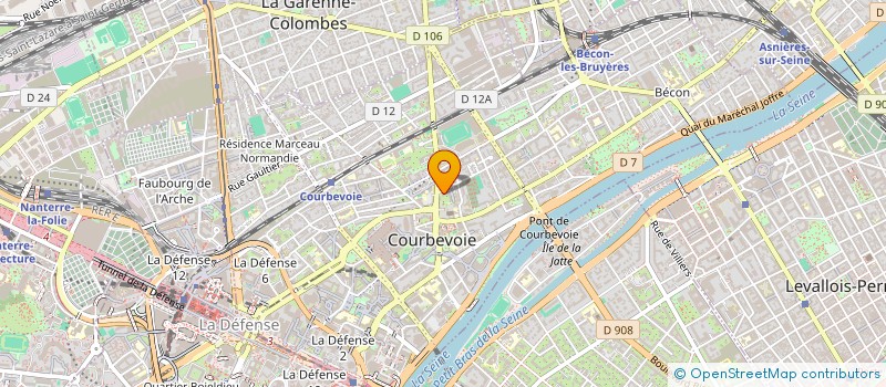 localisation de l'entreprise MADAME ROSE ATTIA à COURBEVOIE