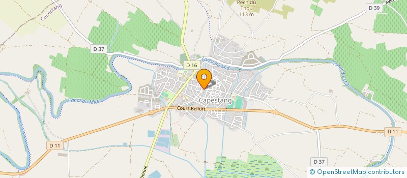localisation de l'entreprise MADAME ROSE AZEMA à CAPESTANG