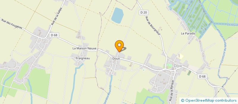 localisation de l'entreprise MADAME ROSE BAILLY  DOIX LES FONTAINES