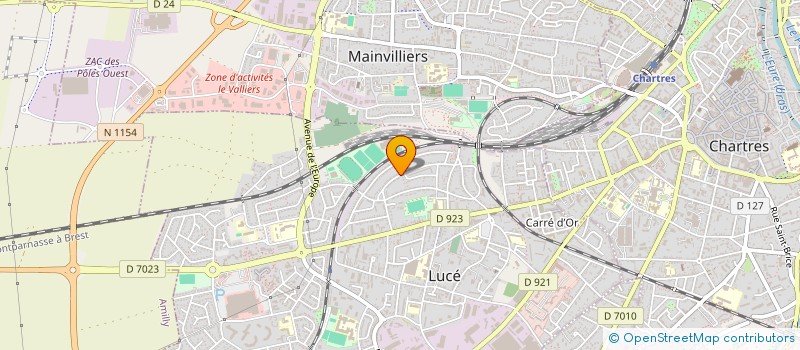 localisation de l'entreprise MADAME ROSE BELIN à LUCE