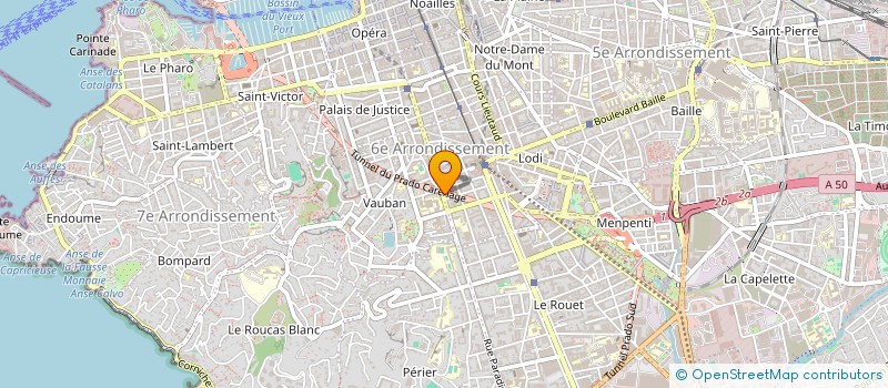 localisation de l'entreprise MADAME ROSE BELLON à MARSEILLE