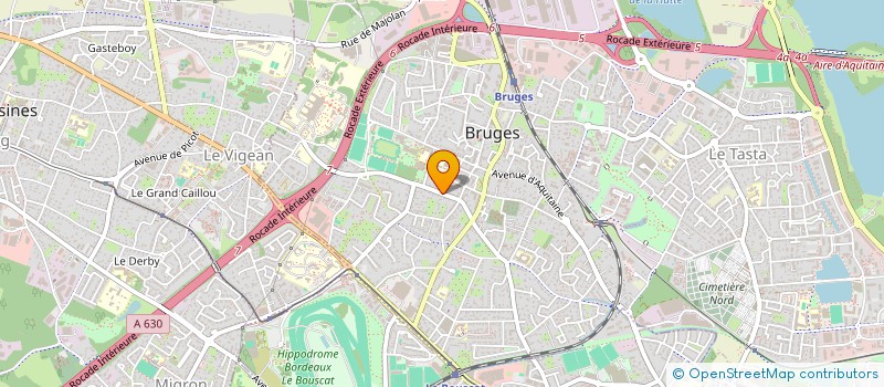 localisation de l'entreprise MADAME ROSE BESSE  BRUGES