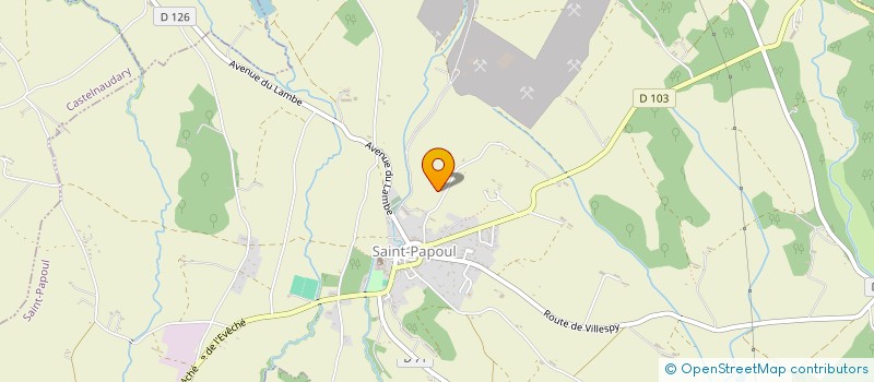 localisation de l'entreprise MADAME ROSE BLANC  CASTELNAUDARY