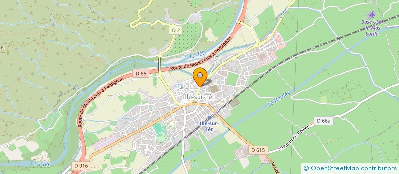 localisation de l'entreprise MADAME ROSE BONET à ILLE-SUR-TET