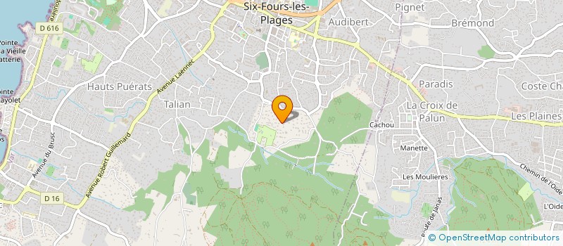 localisation de l'entreprise MADAME ROSE BONNIFAY à SIX-FOURS-LES-PLAGES