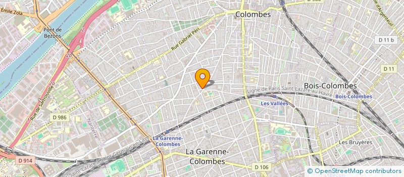 localisation de l'entreprise MADAME ROSE BOURAOUI à COLOMBES