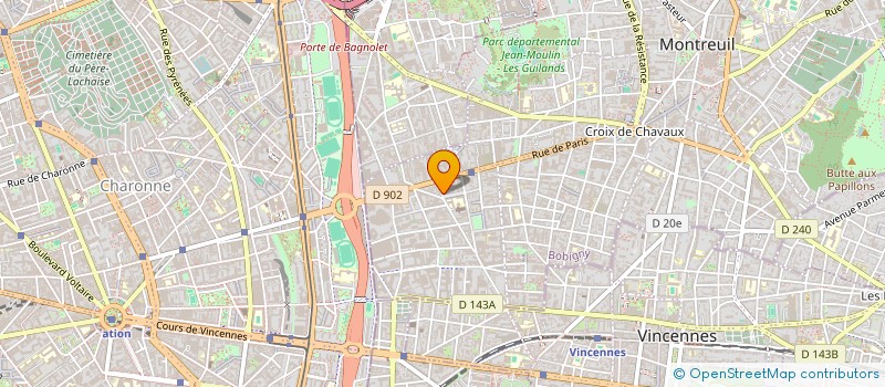 localisation de l'entreprise MADAME ROSE BRUSTO à MONTREUIL
