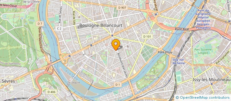 localisation de l'entreprise MADAME ROSE BSAIBES  BOULOGNE-BILLANCOURT