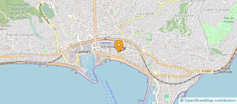 localisation de l'entreprise MADAME ROSE CARBONNEL à CANNES