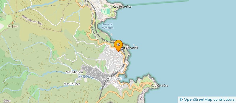 localisation de l'entreprise MADAME ROSE CEBRIA  CERBERE