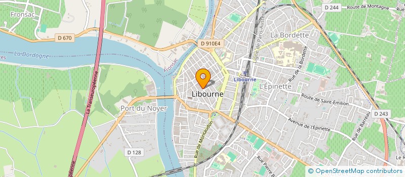 localisation de l'entreprise MADAME ROSE CHARLES  SAINT-GENES-DE-FRONSAC