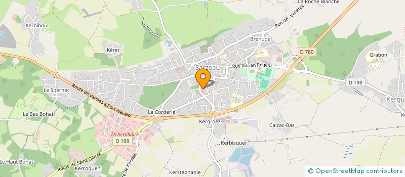 localisation de l'entreprise MADAME ROSE CHEVE  SARZEAU