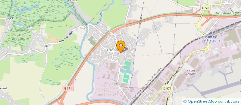 localisation de l'entreprise MADAME ROSE COSPEREC  TRIGNAC