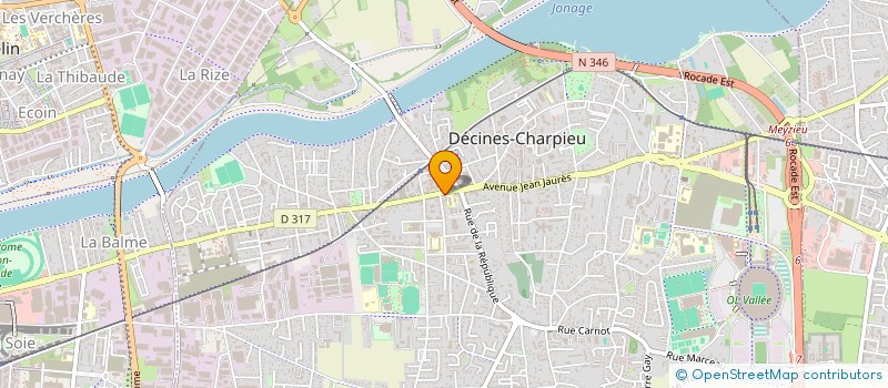 localisation de l'entreprise MADAME ROSE DELCESTA  DECINES-CHARPIEU