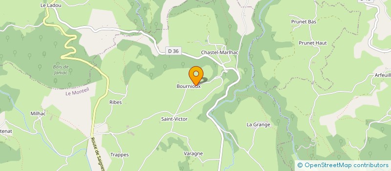 localisation de l'entreprise MADAME ROSE DESMAISONS à ANTIGNAC