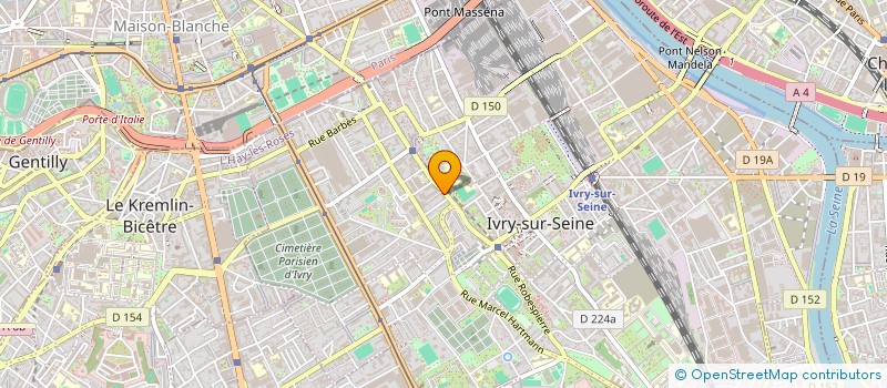 localisation de l'entreprise MADAME ROSE DIABATE  IVRY-SUR-SEINE