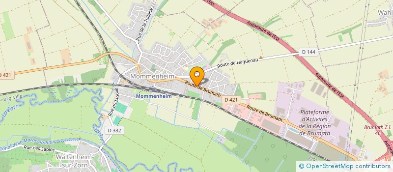 localisation de l'entreprise MADAME ROSE EHRET  MOMMENHEIM