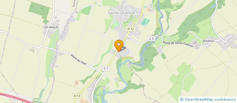 localisation de l'entreprise MADAME ROSE ELISE DELARUE  SAINTE-OUENNE