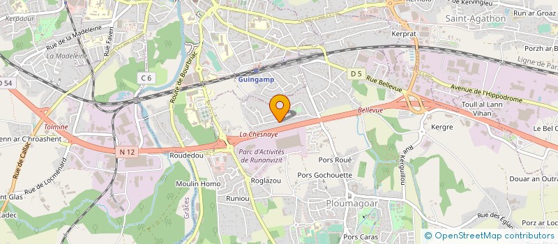 localisation de l'entreprise MADAME ROSE ESCORIAL  PLOUMAGOAR