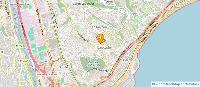 localisation de l'entreprise MADAME ROSE FALL à NICE