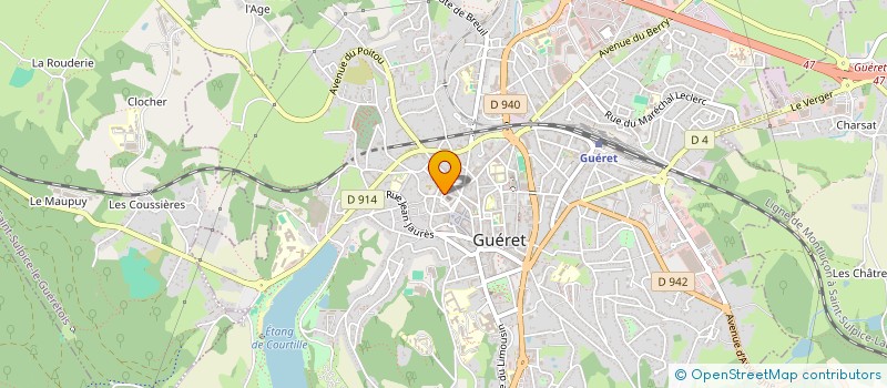 localisation de l'entreprise MADAME ROSE FAUGERAS à GUERET