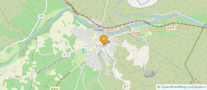 localisation de l'entreprise MADAME ROSE FORTUNY  ESTAGEL